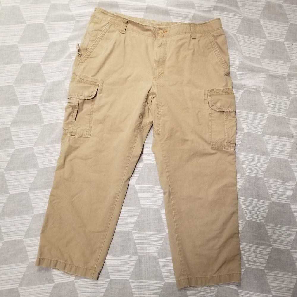 L.L.Bean Cargo 7 Pocket Allagash Pant Khaki 40 x 29